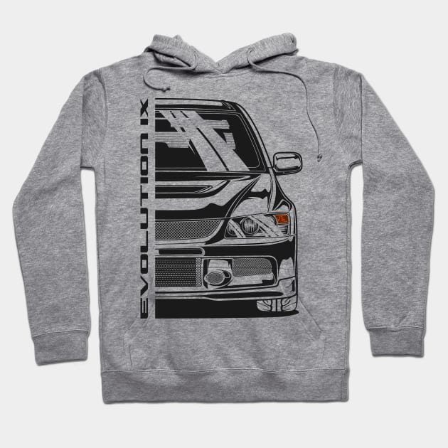 Lancer Evolution 9 Hoodie by idrdesign